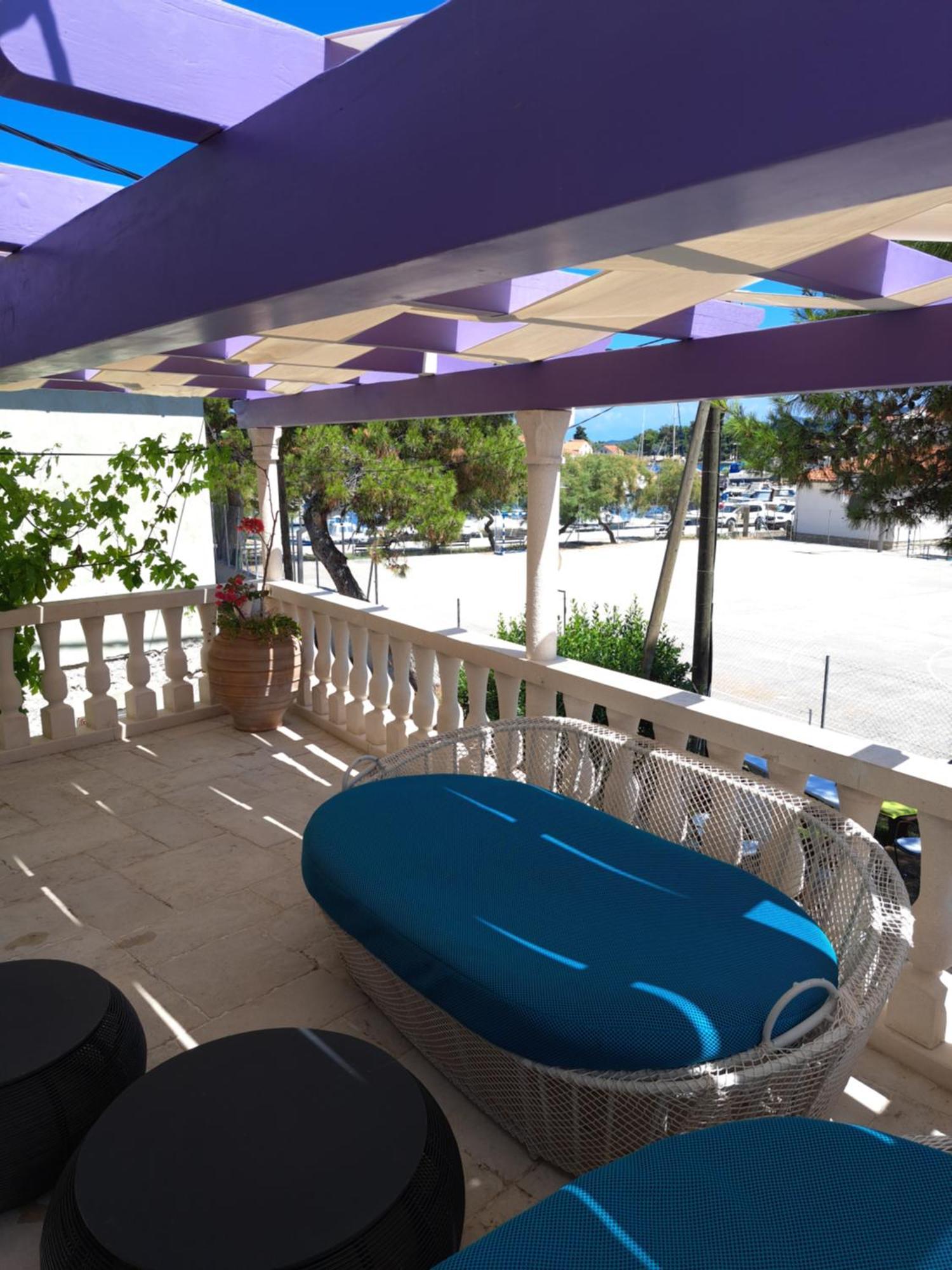 Jardin Kapetanova Kuca Apartamento Veli Iž Exterior foto